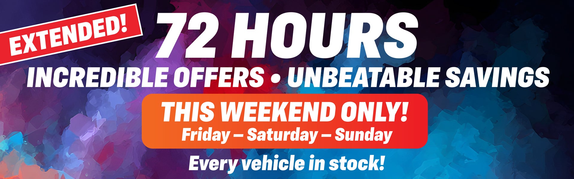 72 Hours Sale