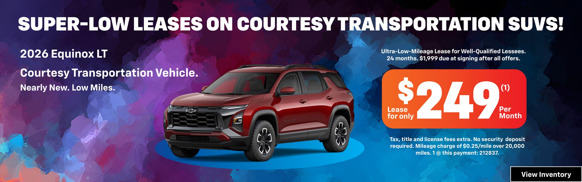 Equinox Special Offer