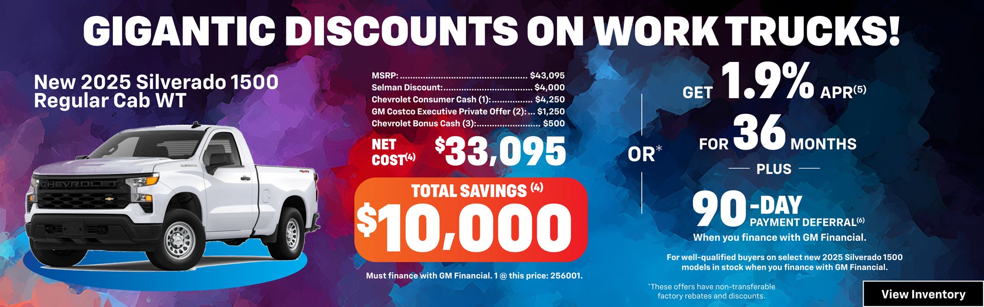 New 2025 Silverado 1500 Regular Cab WT