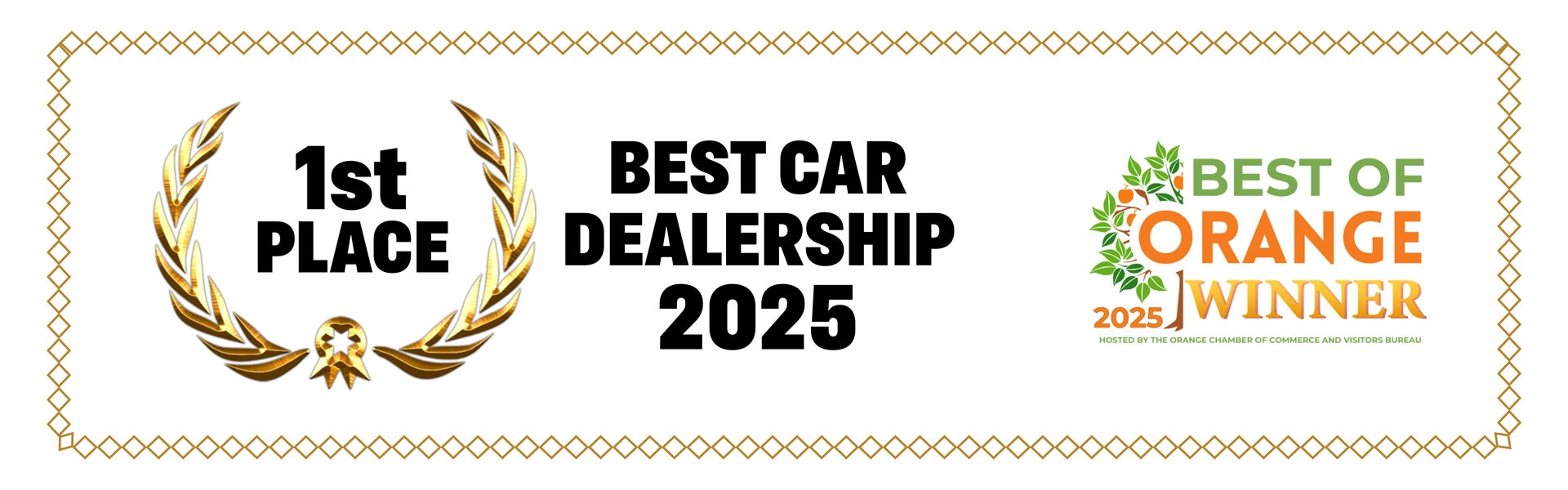 Best of Orange Winner! Best Car Dealership