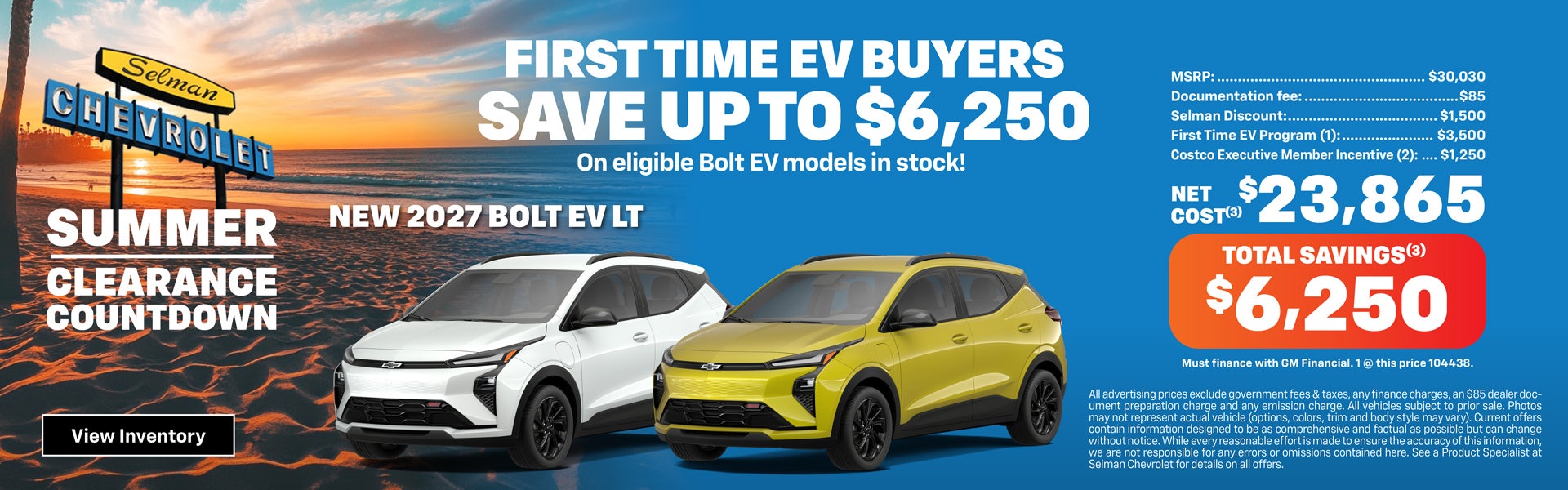 Bolt EV Special Offer