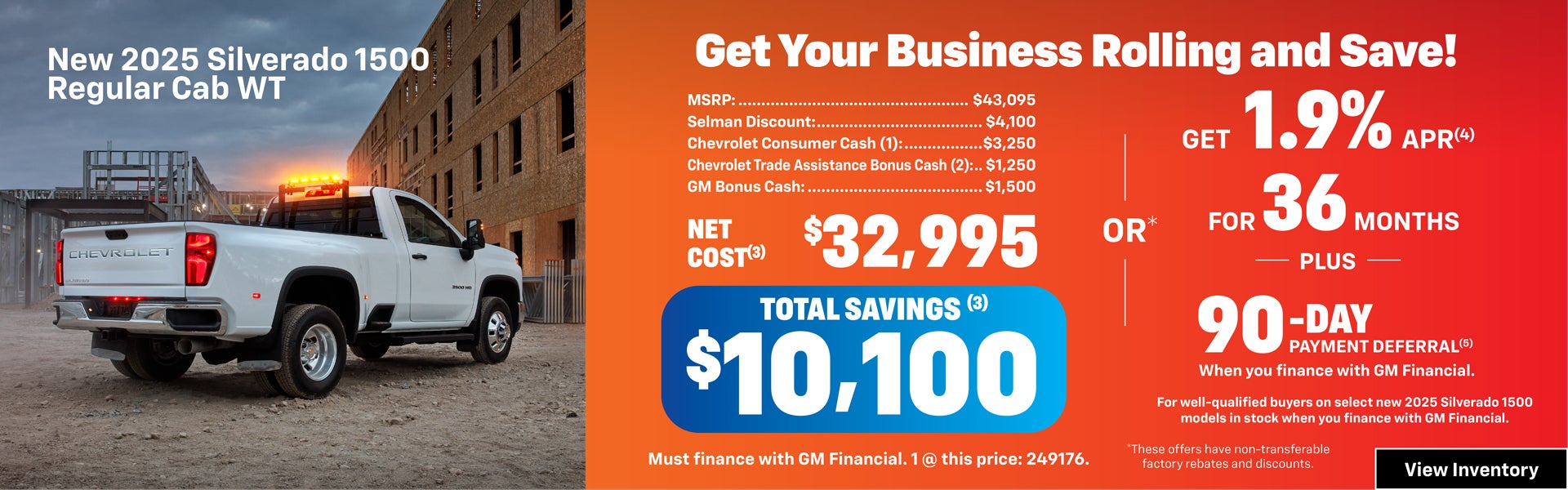 New 2025 Silverado 1500 Regular Cab WT