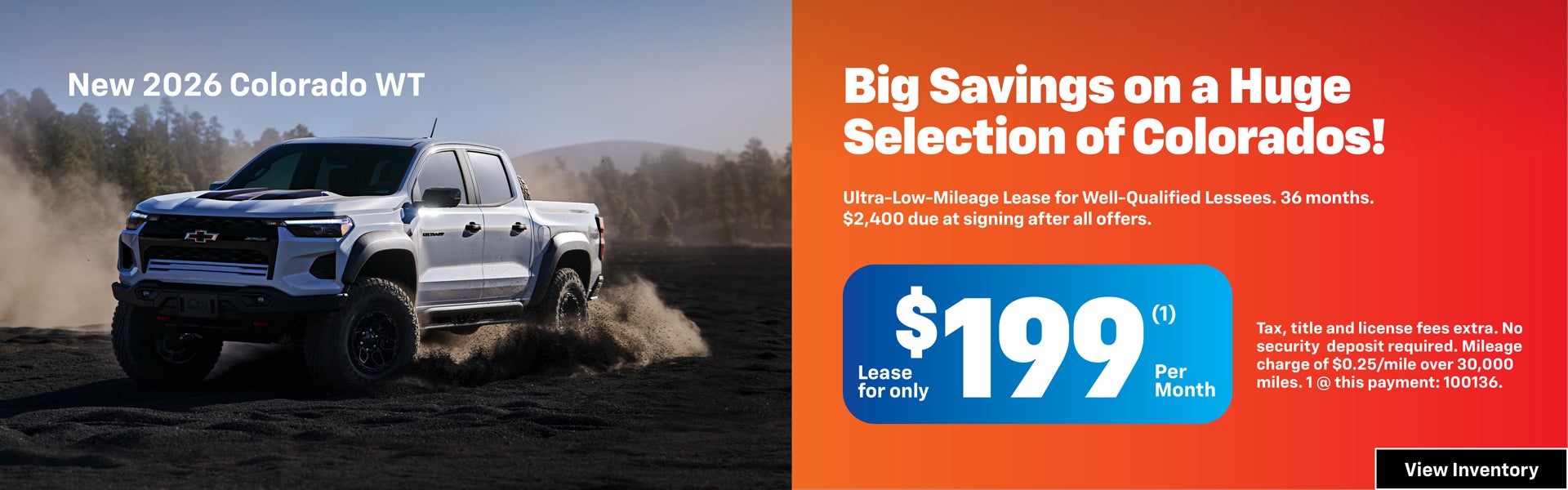 2026 Colorado WT 
