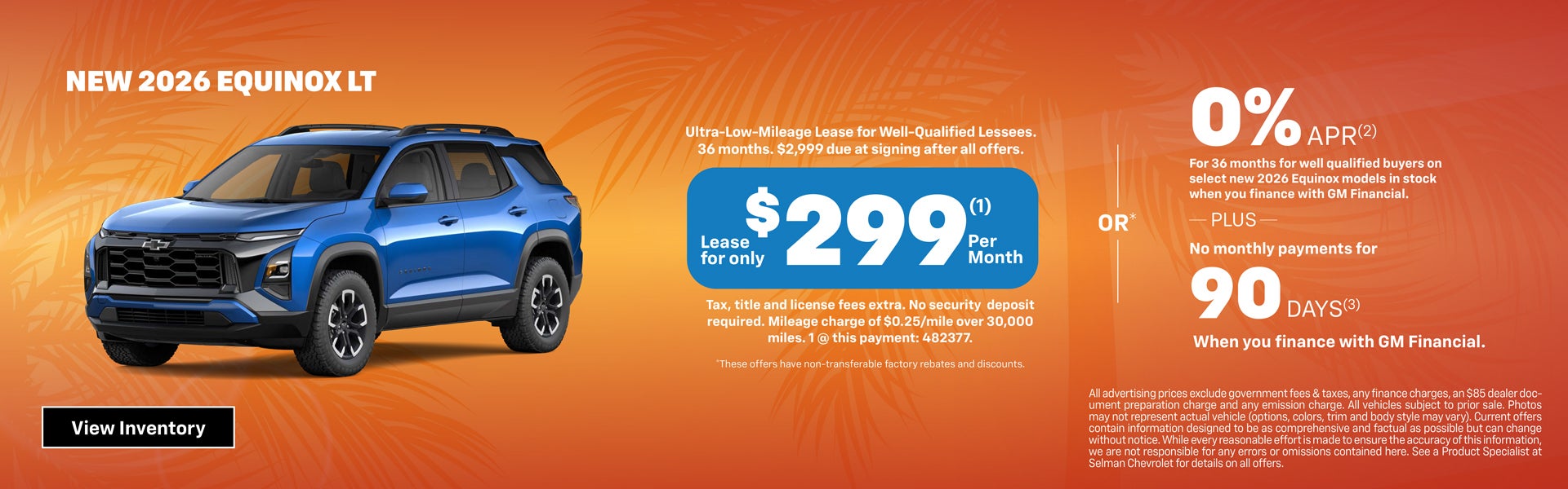 EQUINOX LEASE AND FINANCING