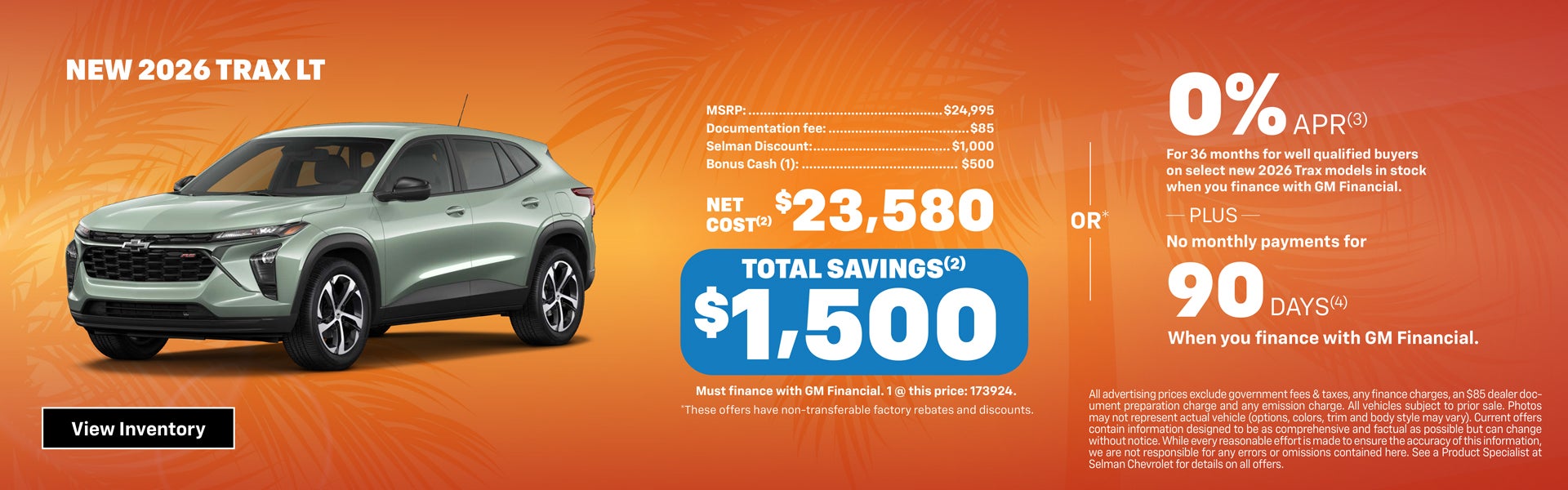 TRAX PURCHASE & FINANCING