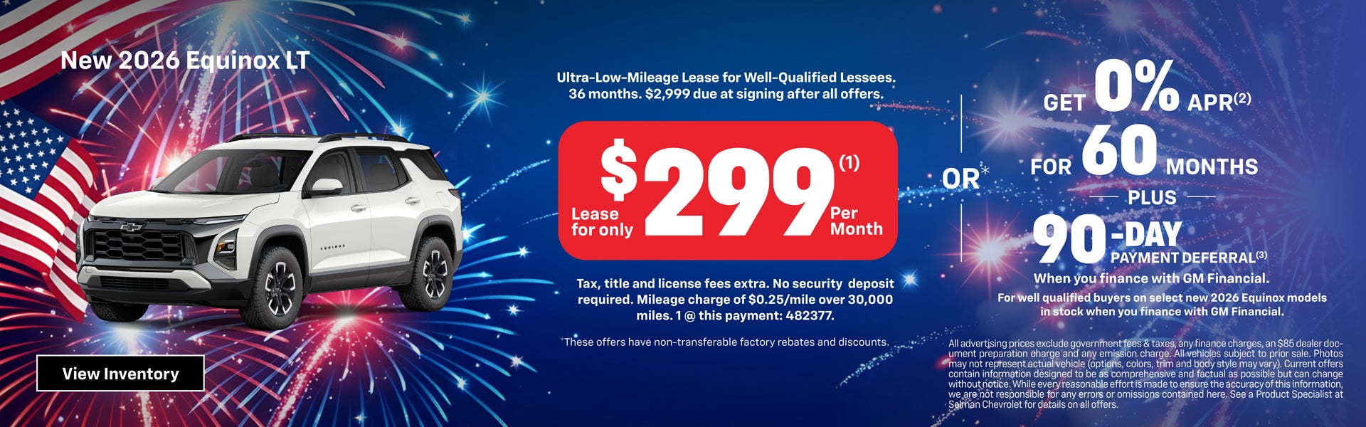 Equinox Special Offer