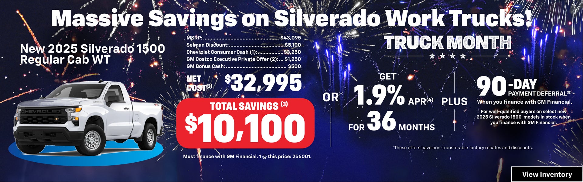 Work Truck Special Offer