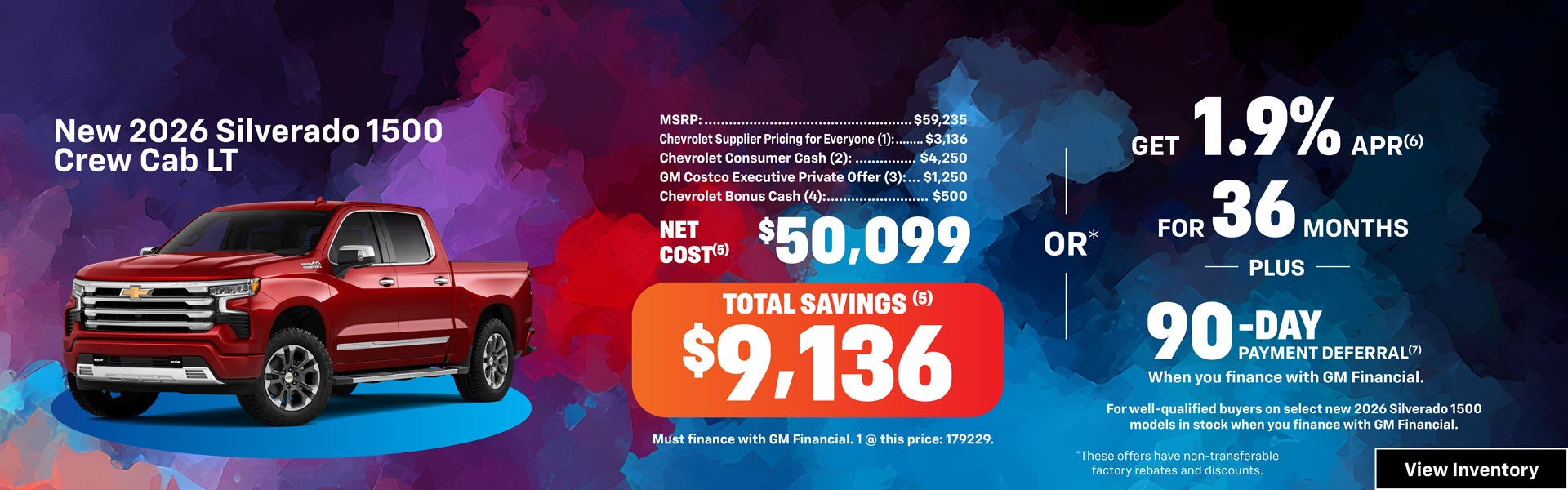 New 2026 Silverado 1500 Crew Cab LT