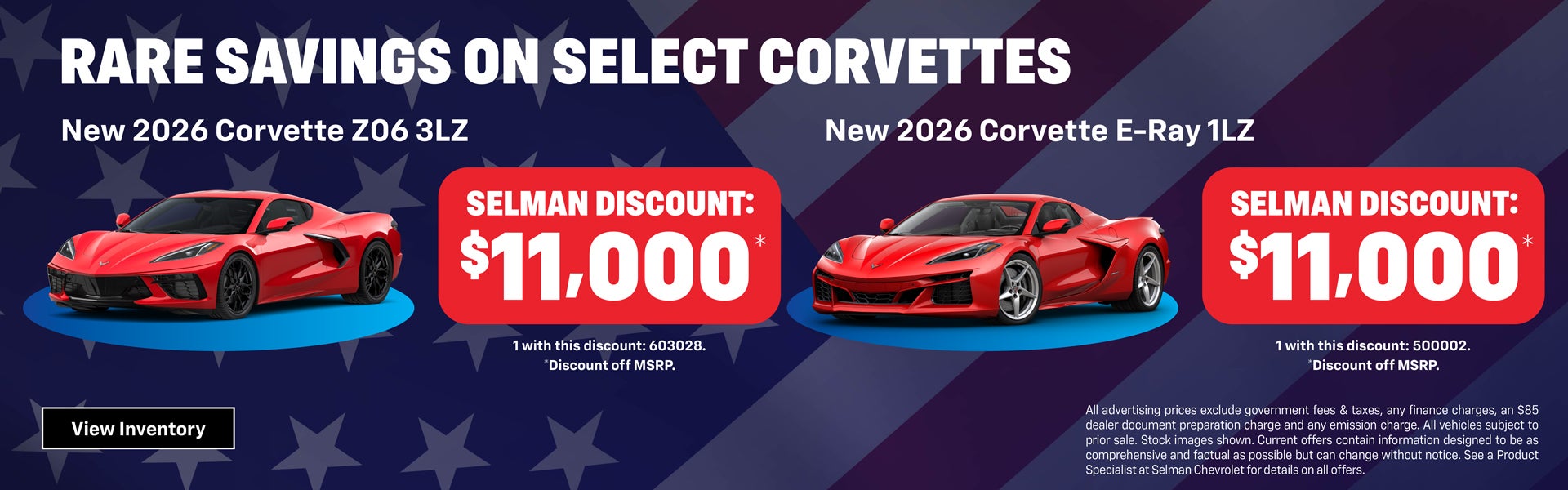 New 2026 Corvette Z06 & E-Ray Models
