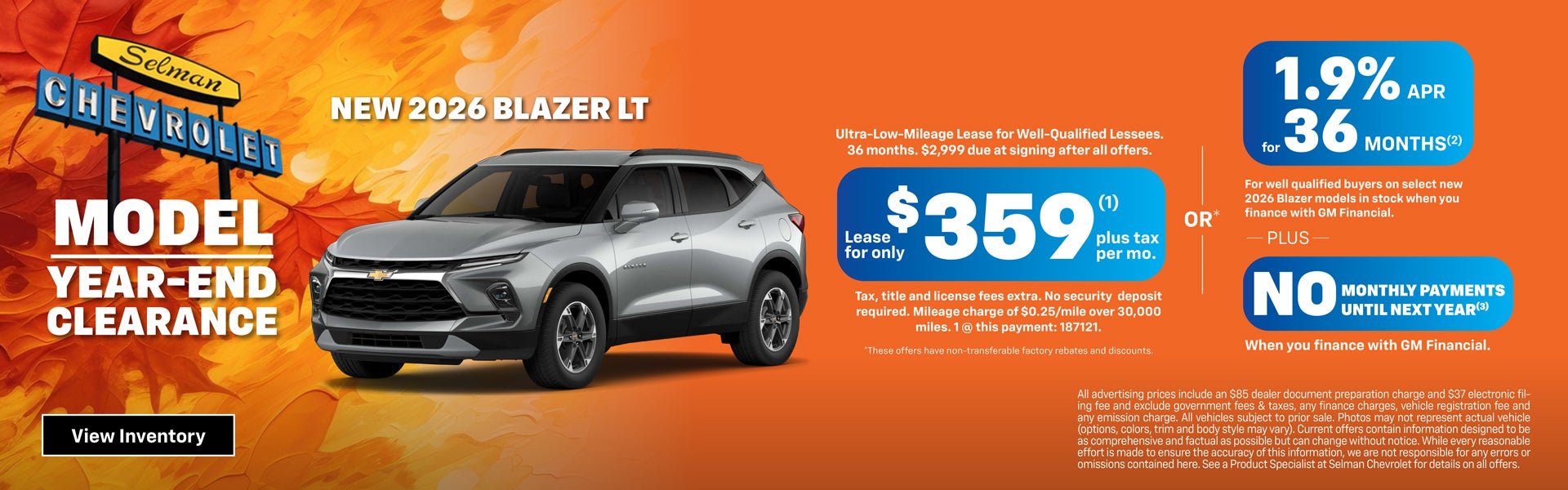 BLAZER LEASE & FINANCING