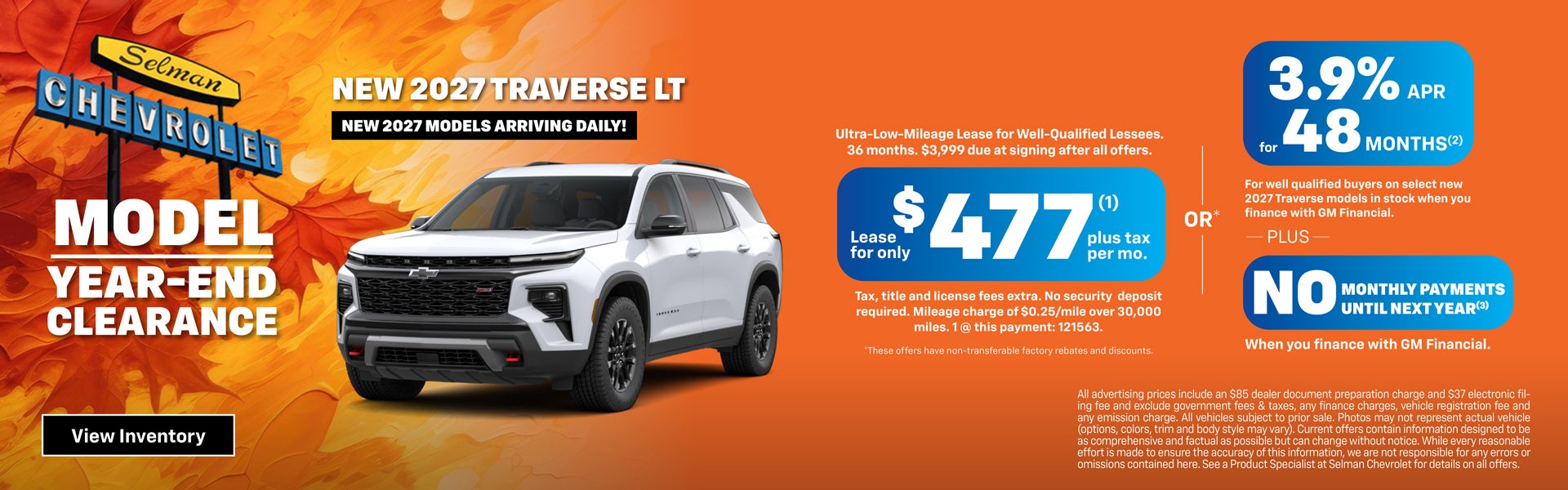 TRAVERSE LEASE & FINANCING