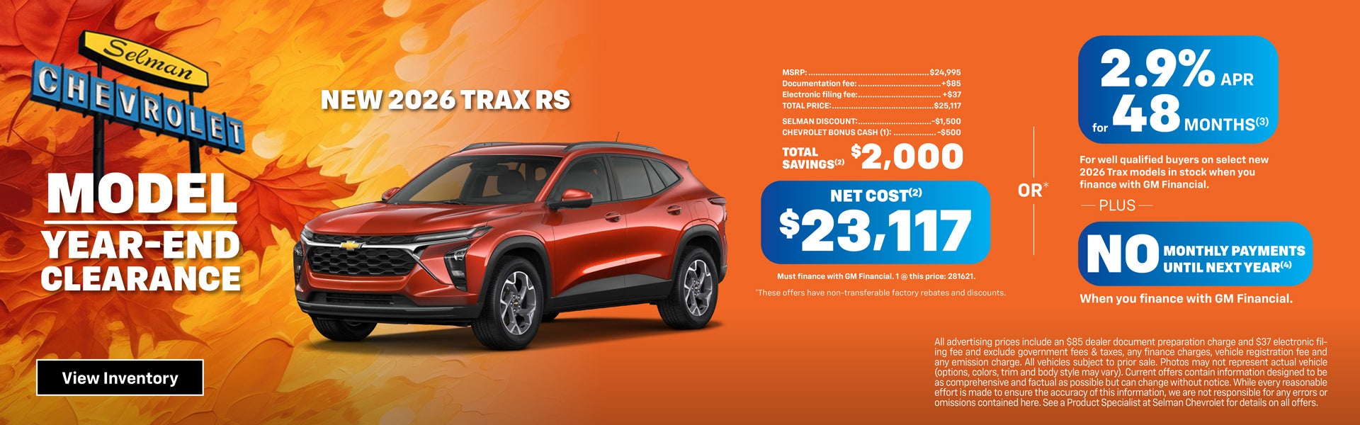 TRAX PURCHASE & FINANCING