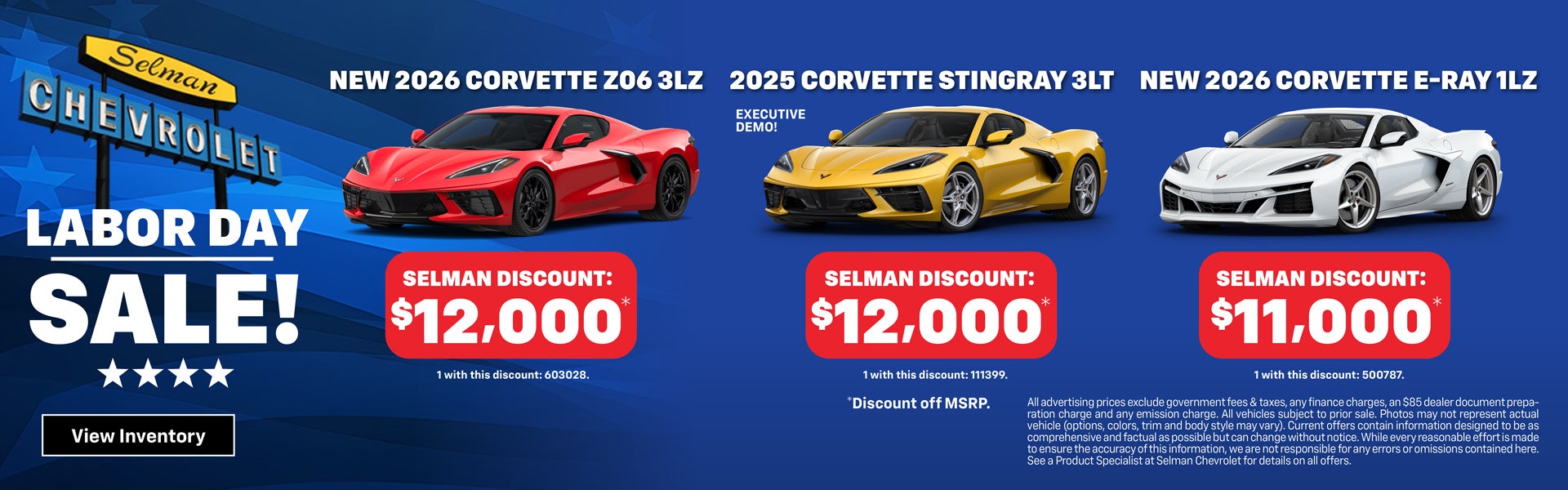 Corvette Savings