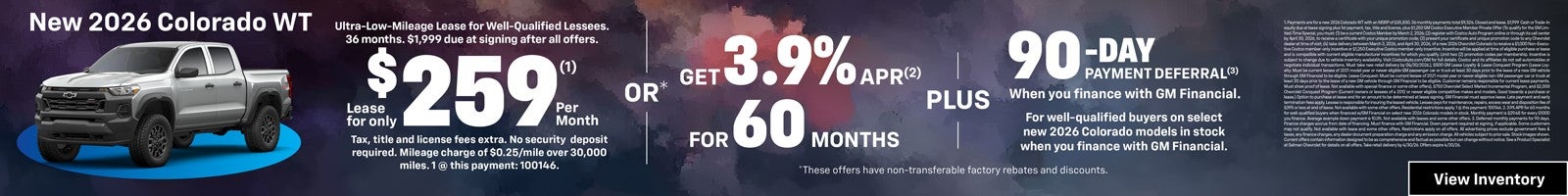 2026 Colorado Special Offer