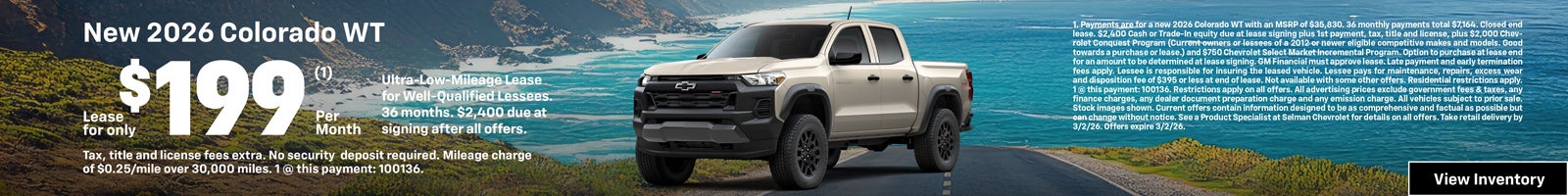 2026 Colorado Special Offer