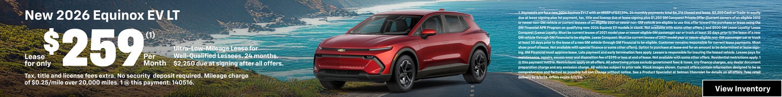 2026 Equinox EV Lease Offer