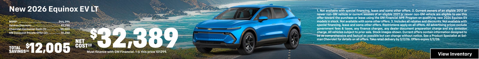 2026 Equinox EV Offer