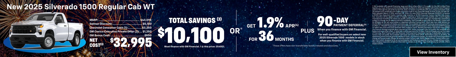 2026 Silverado 1500 WT Offer