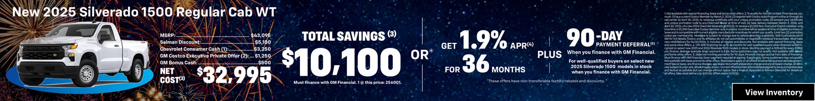 2026 Silverado 1500 WT Offer