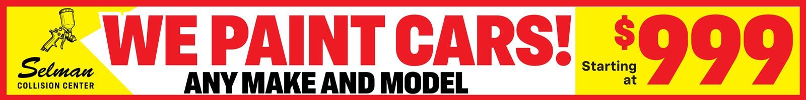 We Paint Cars! Starting at $999